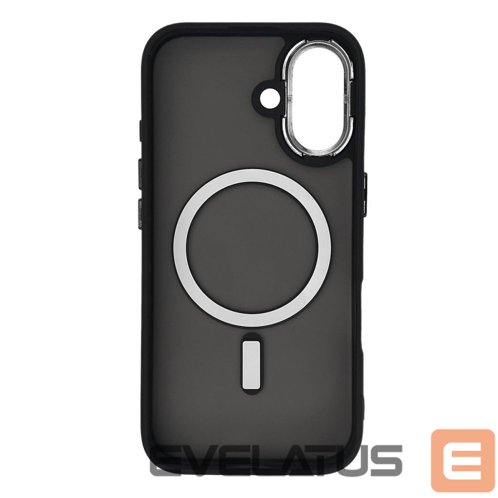 Back panel cover Hurtel Fashion Case with MagSafe for iPhone 16e - Black