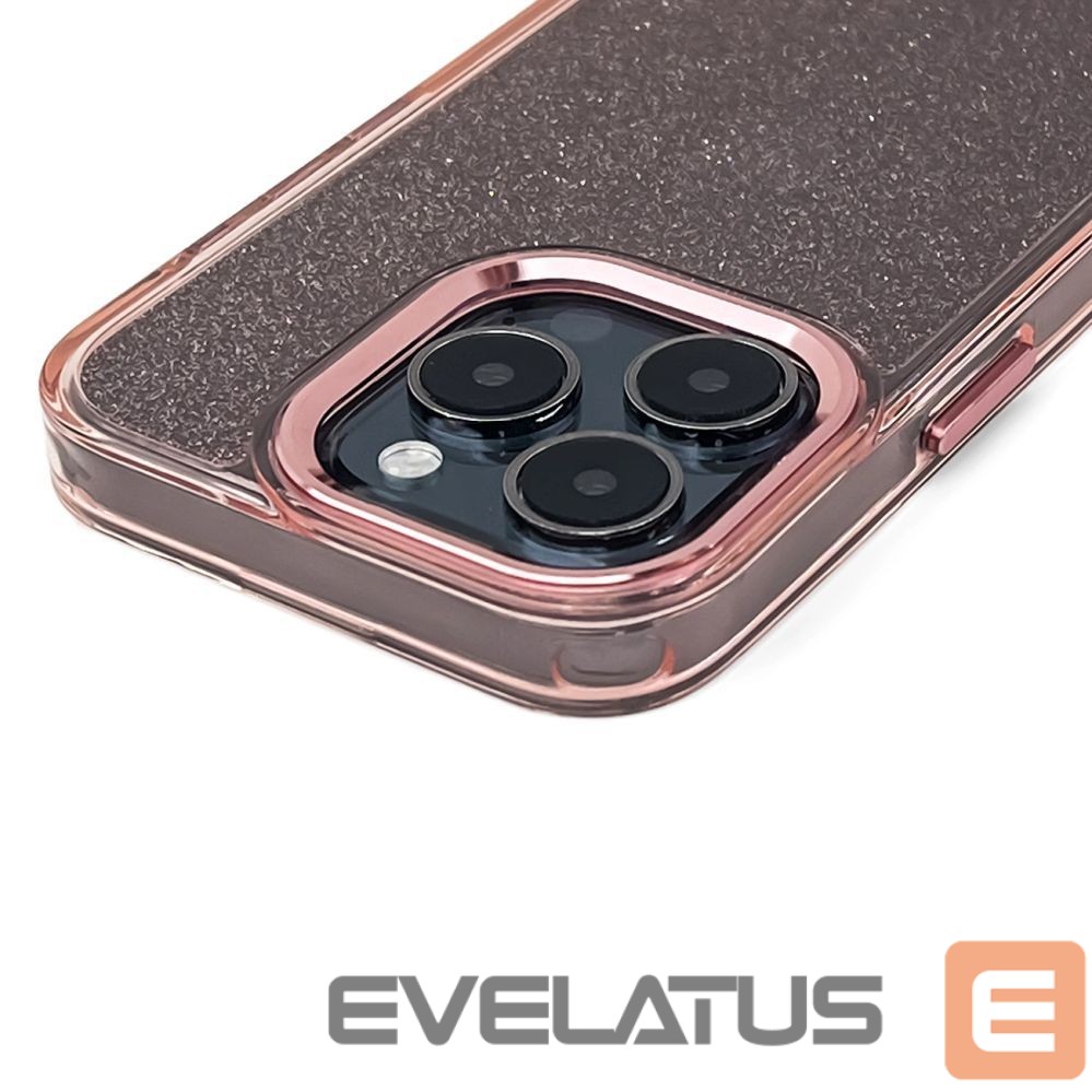 Back panel cover Hurtel Glitter Case for Samsung Galaxy S25 Edge - Pink