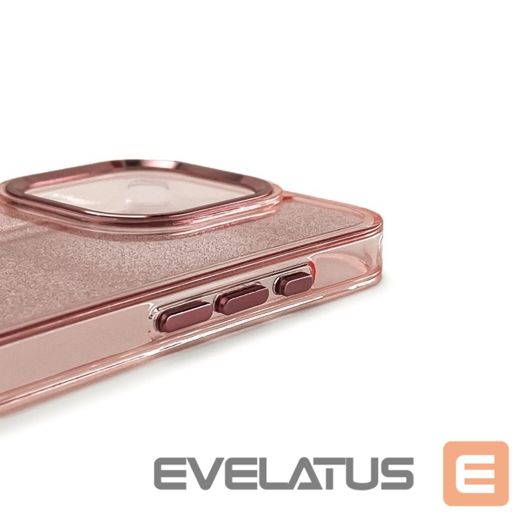 Back panel cover Hurtel Glitter Case for Samsung Galaxy S25 Edge - Pink