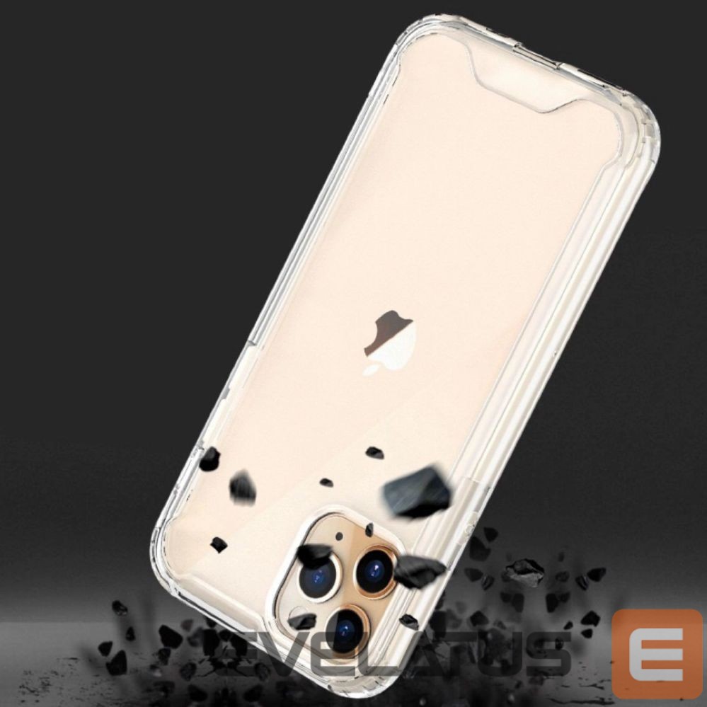 Back panel cover Hurtel Clear Corner Case with MagSafe for Samsung Galaxy S25 Edge - Clear