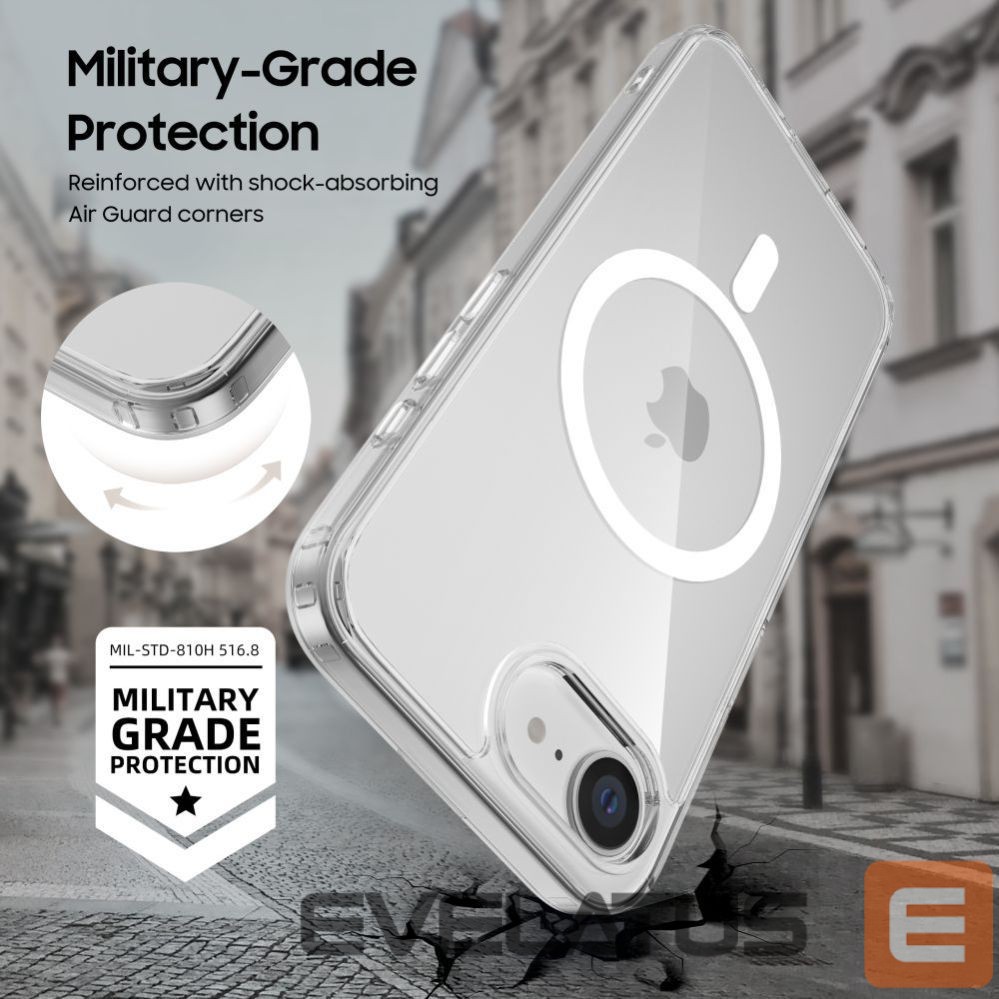 Other goods Tech-Protect Tech-Protect FlexAir Hybrid MagSafe iPhone 16e Case - Clear