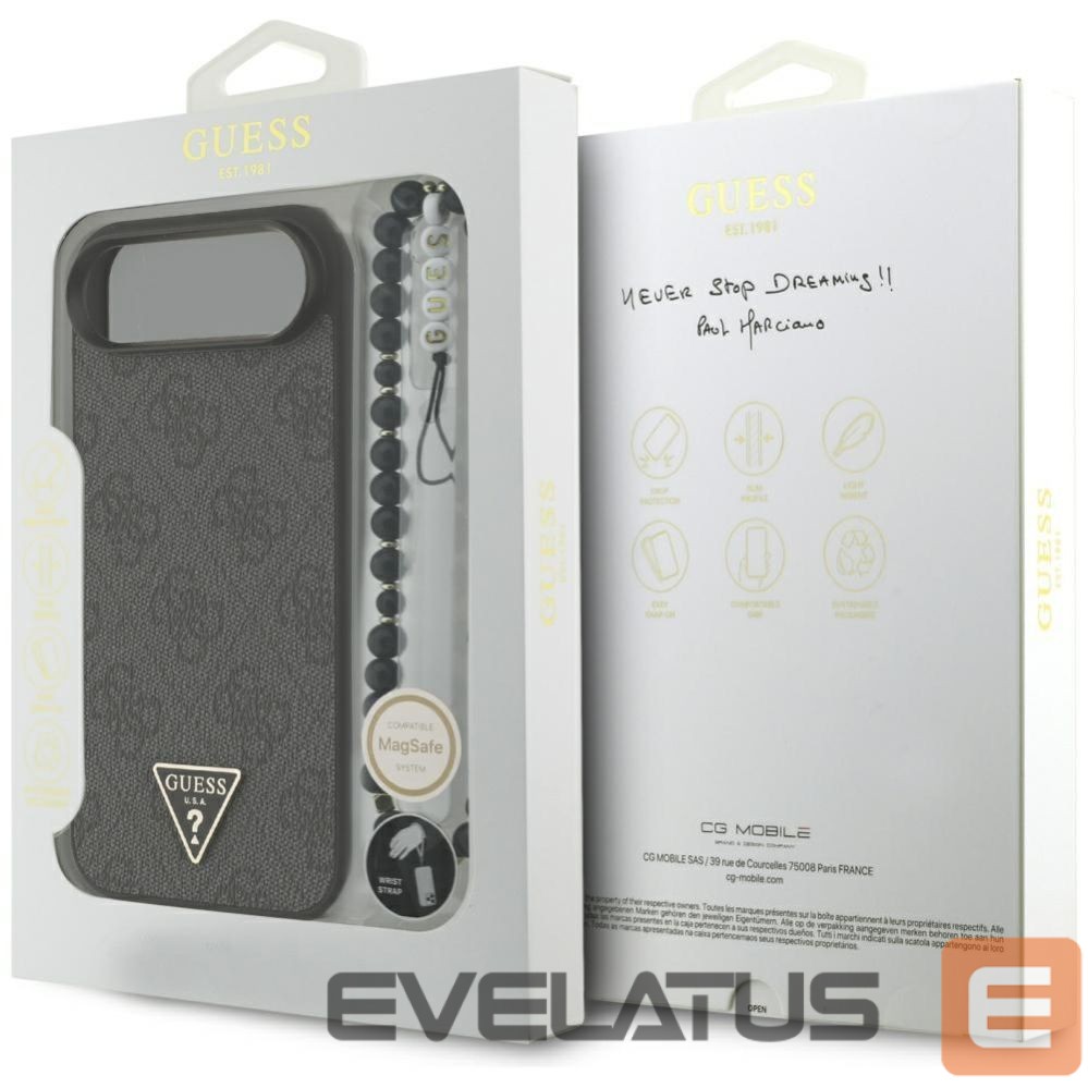 Other goods Guess Guess 4G Strap Triangle Logo MagSafe Case for iPhone 17 Air - Black