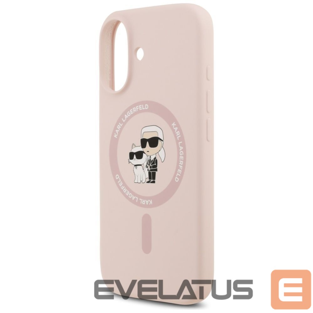 Other goods Karl Lagerfeld Karl Lagerfeld Silicone Karl&Choupette Ring MagSafe Case for iPhone 17 - Pink