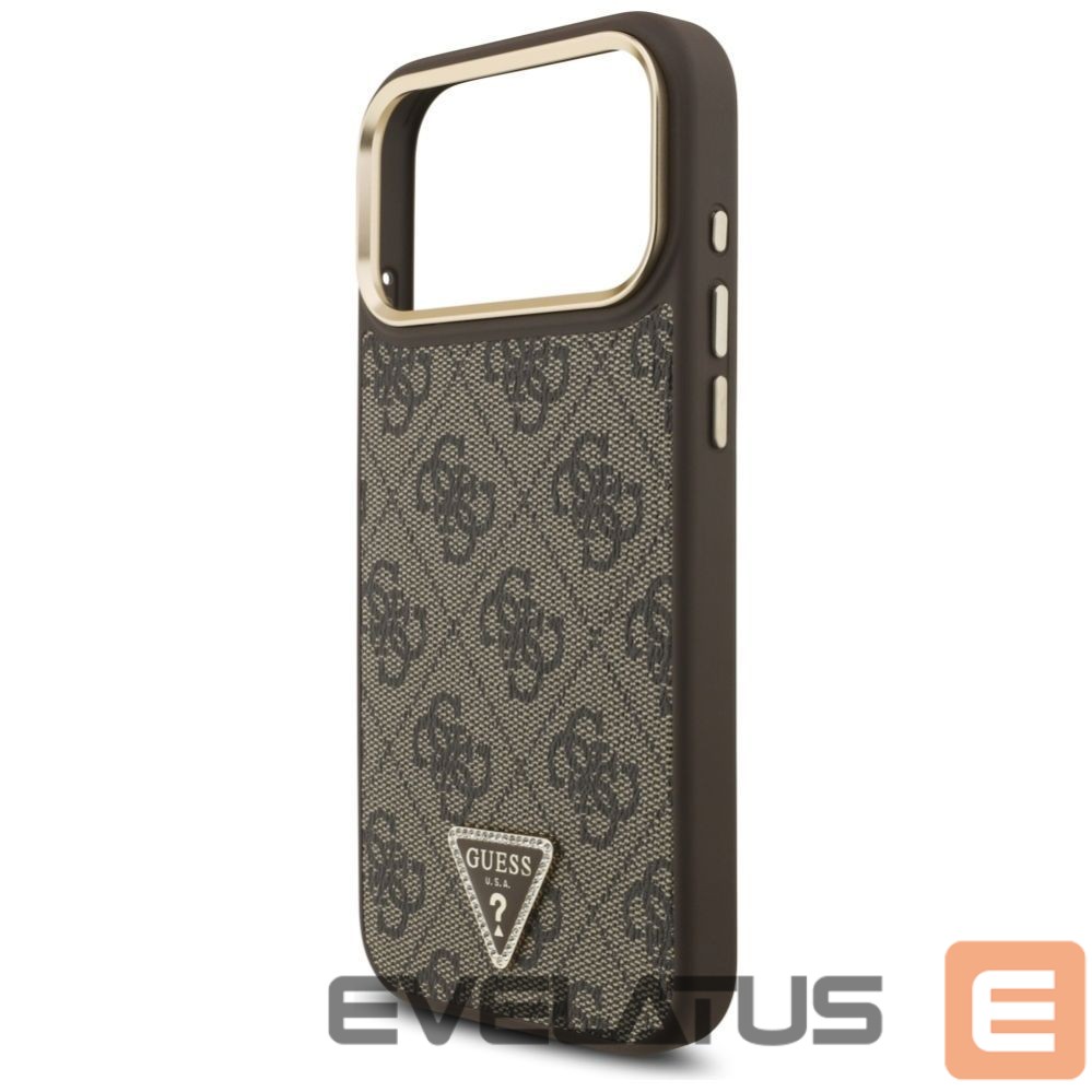 Other goods Guess Guess 4G Triangle Logo MagSafe Case for iPhone 17 Pro Max - Brown & Gold