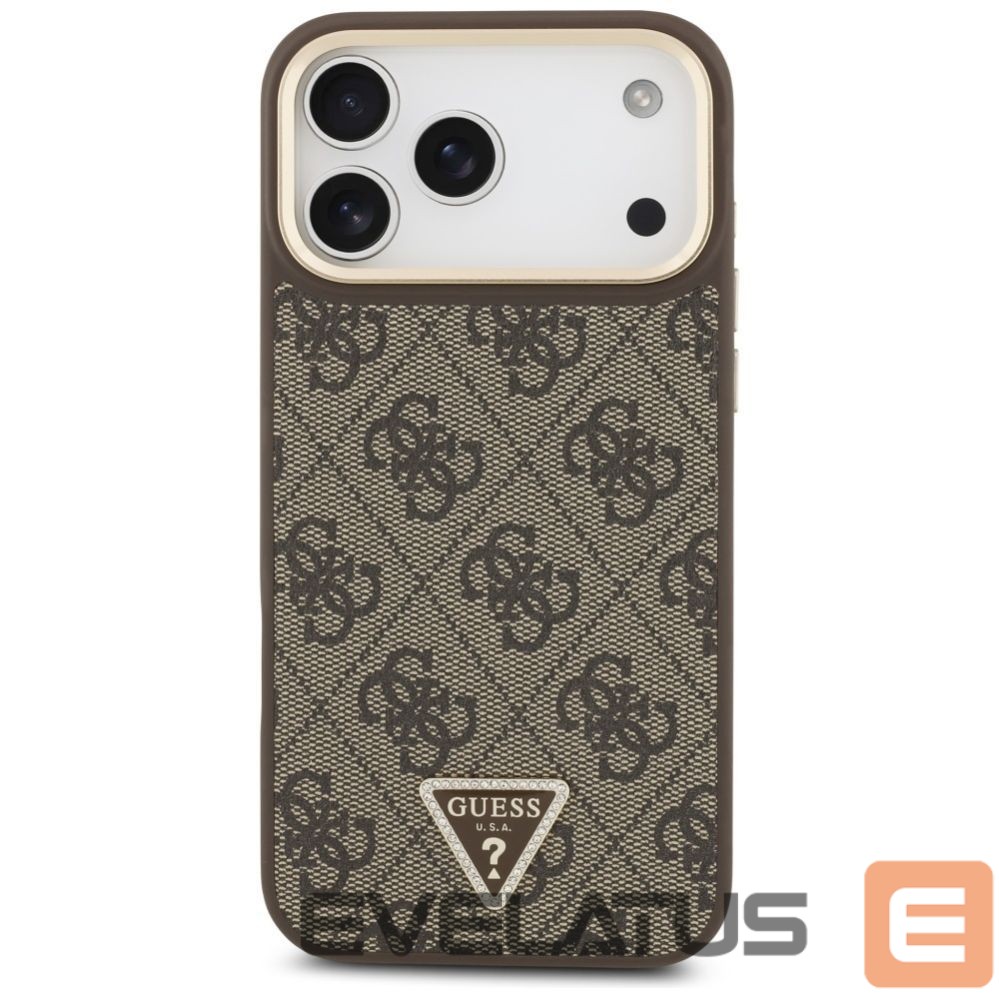 Other goods Guess Guess 4G Triangle Logo MagSafe Case for iPhone 17 Pro Max - Brown & Gold