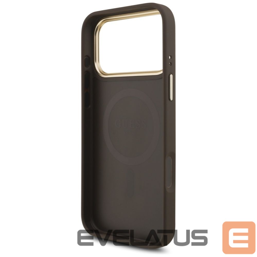Other goods Guess Guess 4G Triangle Logo MagSafe Case for iPhone 17 Pro Max - Brown & Gold