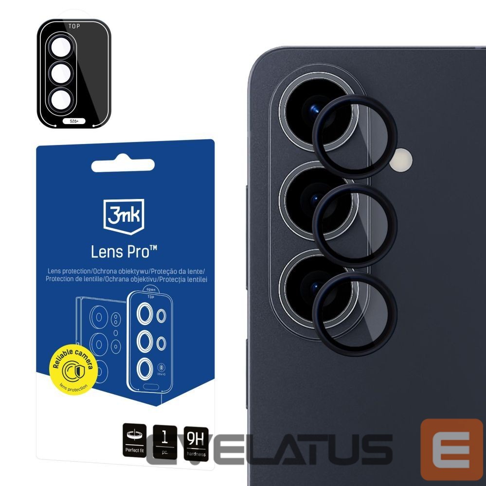 Other goods 3MK 3mk Lens Protection Pro Black Hybrid Glass for the Camera Lens on Samsung Galaxy S26+