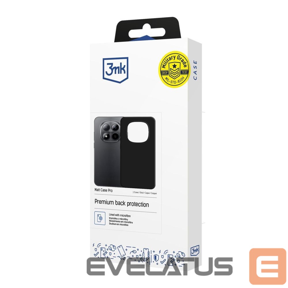 Other goods 3MK 3mk Matt Case Pro for Redmi Note 15 Pro - matte black
