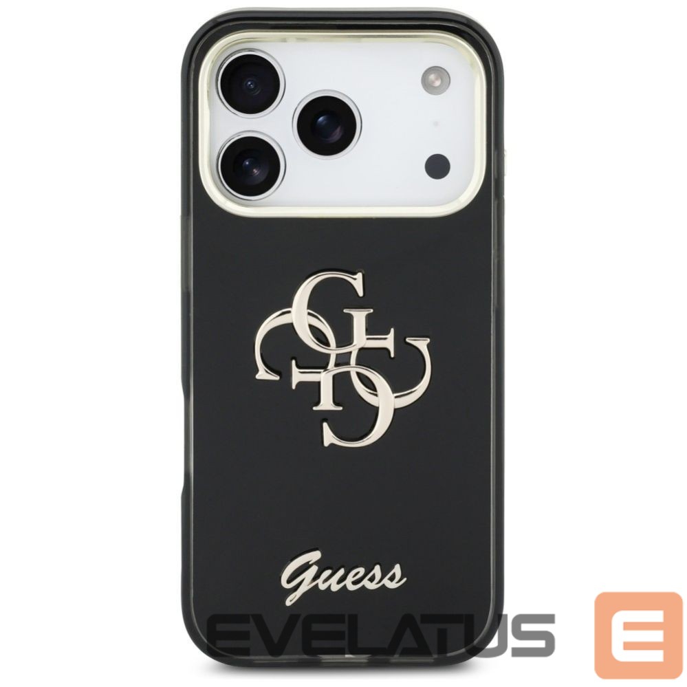 Other goods Guess Guess IML 4G Script Metal case for iPhone 17 Pro - black