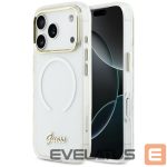Other goods Guess  Guess IML Gradient Script Metal MagSafe Case for iPhone 17 - White 