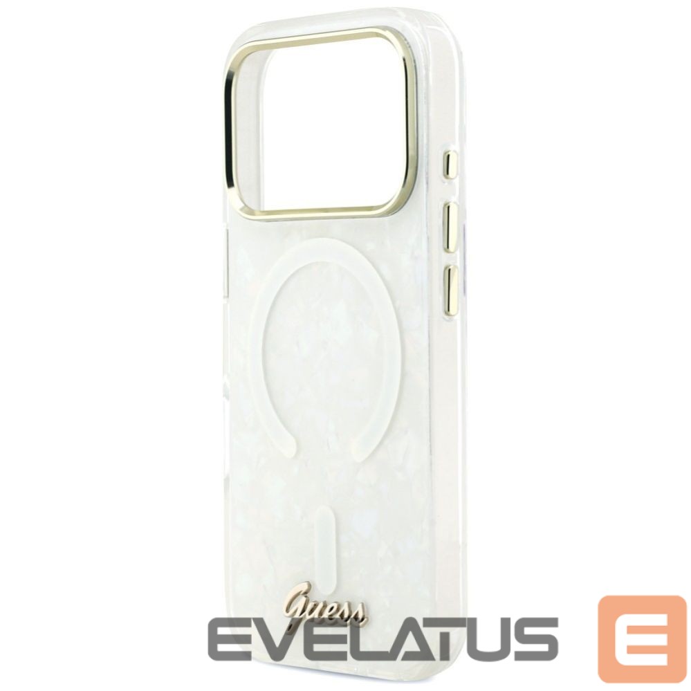 Other goods Guess Guess IML Script Metal MagSafe Case for iPhone 17 - Transparent