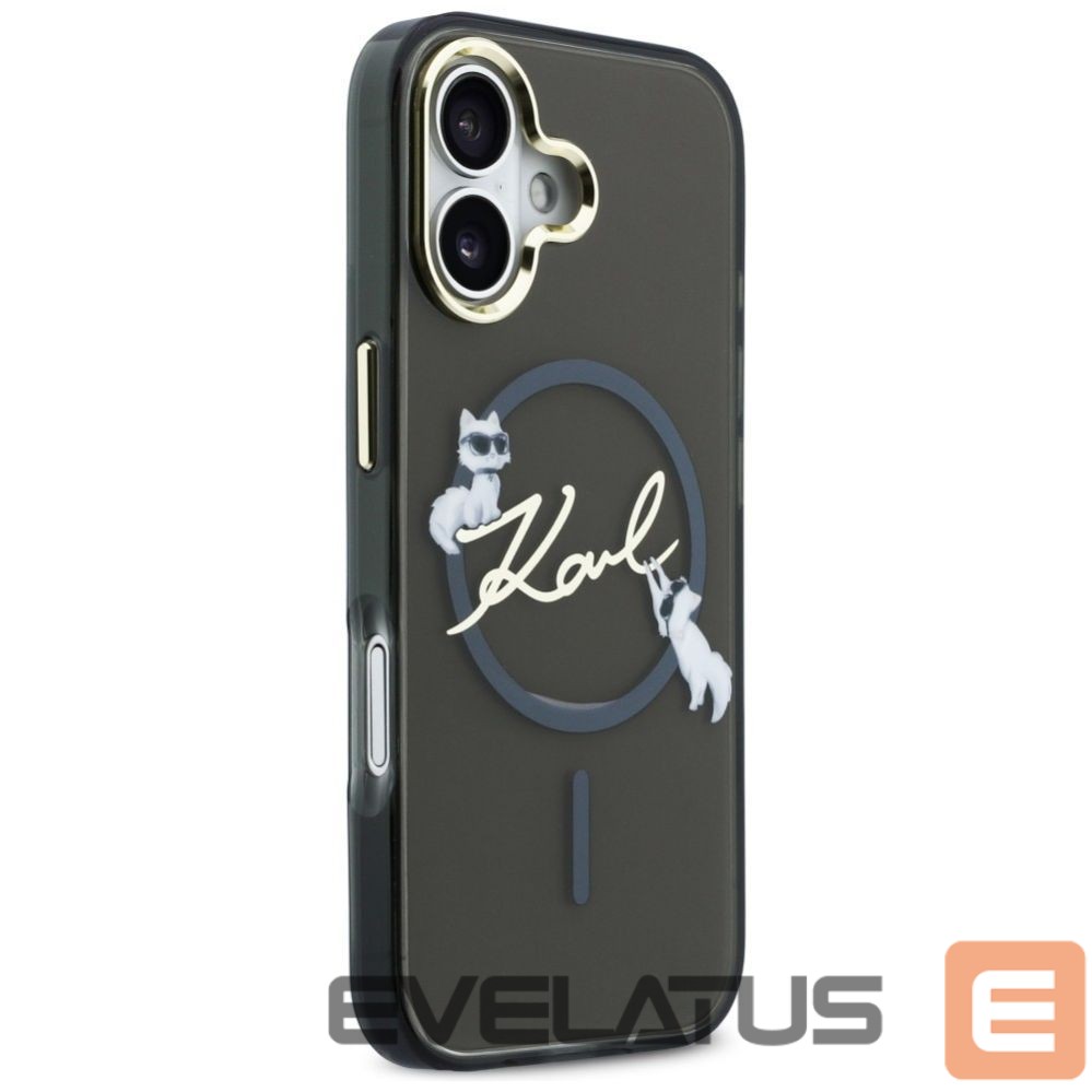 Other goods Karl Lagerfeld Karl Lagerfeld IML Choupettes Karl Script Logo MagSafe iPhone 17 Case - Black