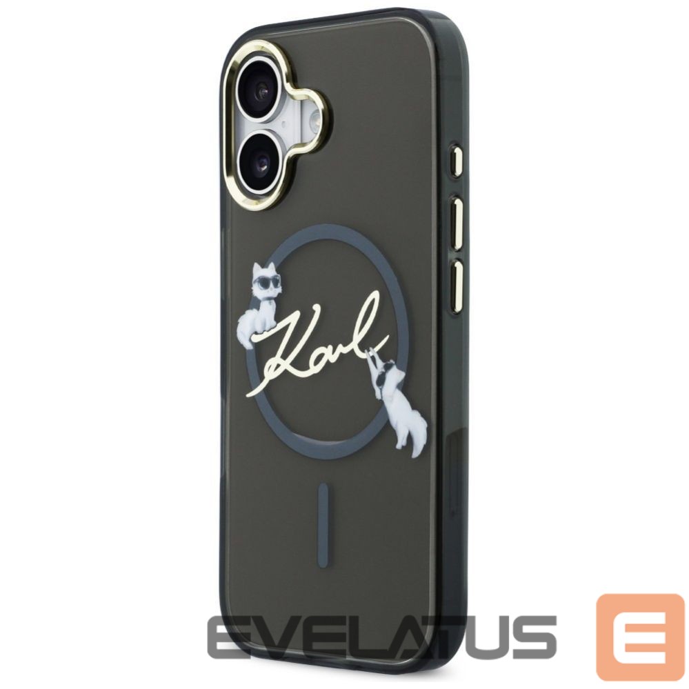 Other goods Karl Lagerfeld Karl Lagerfeld IML Choupettes Karl Script Logo MagSafe iPhone 17 Case - Black