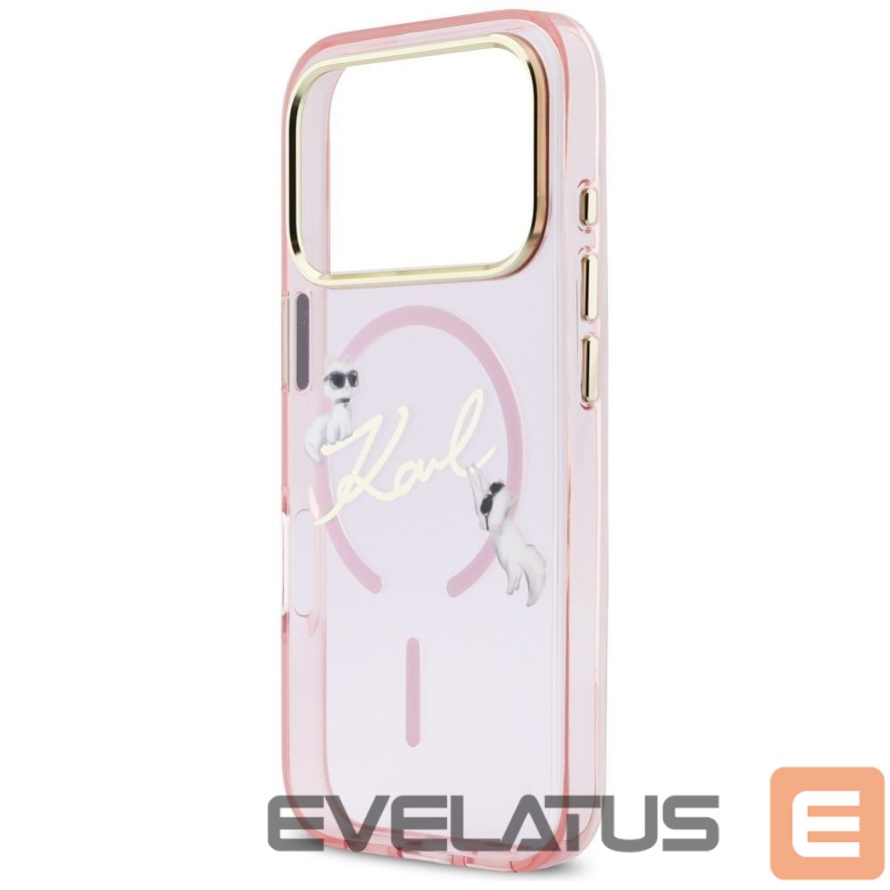 Other goods Karl Lagerfeld Karl Lagerfeld IML Choupettes Karl Script Logo MagSafe Case for iPhone 17 Pro Max - Pink