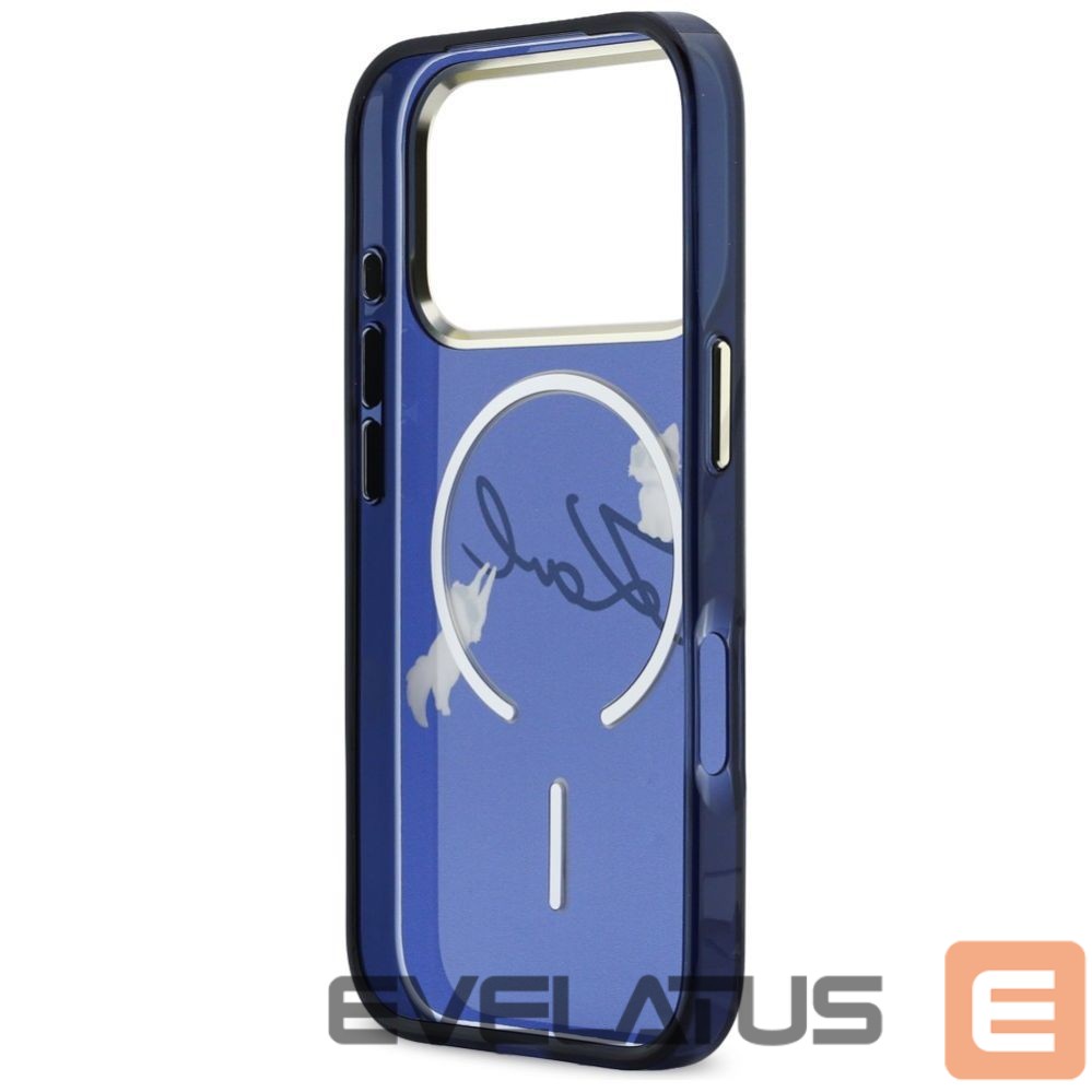 Other goods Karl Lagerfeld Karl Lagerfeld IML Choupettes Karl Script Logo MagSafe Case for iPhone 17 Pro - Blue