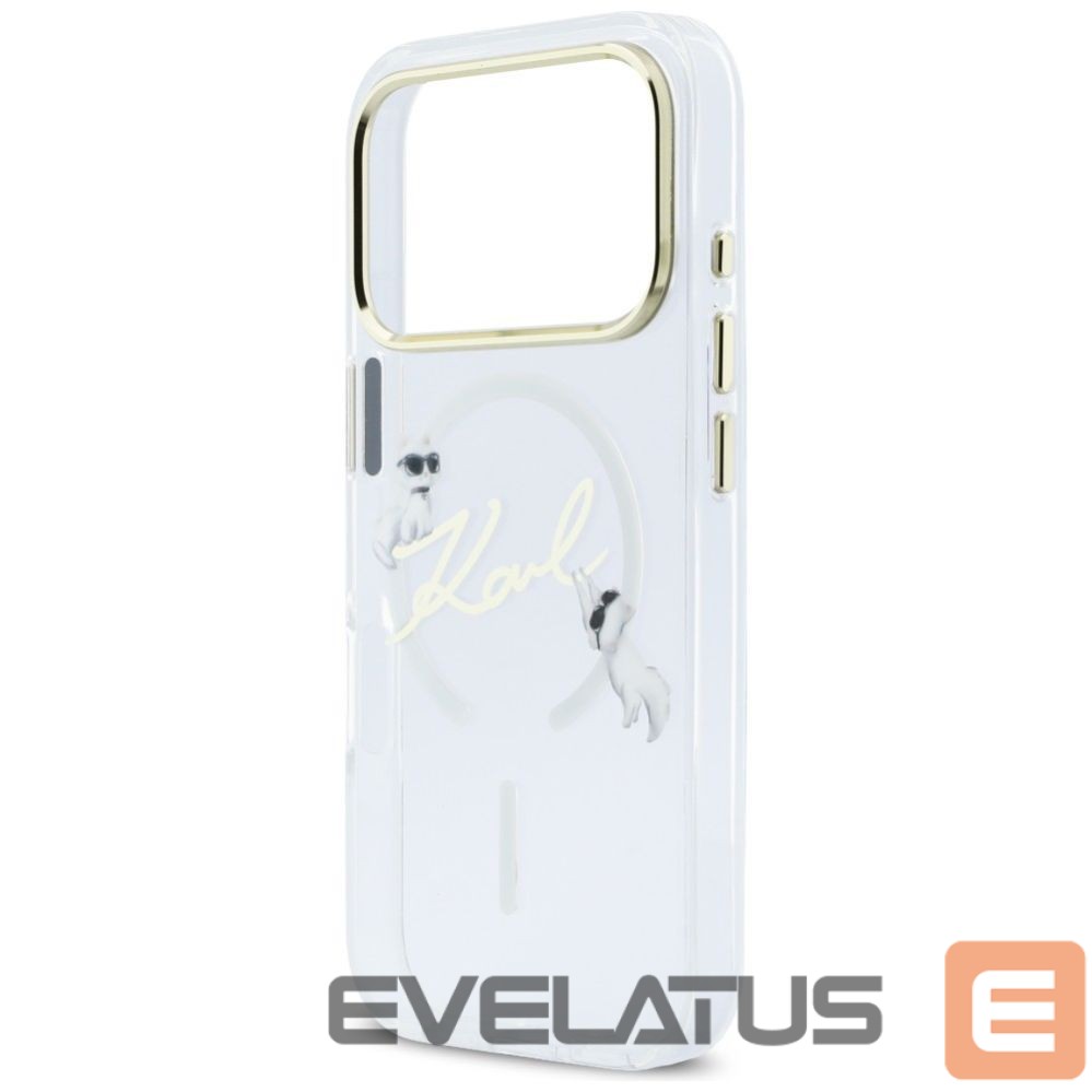 Other goods Karl Lagerfeld Karl Lagerfeld IML Choupettes Karl Script Logo MagSafe Case for iPhone 17 Pro - Clear