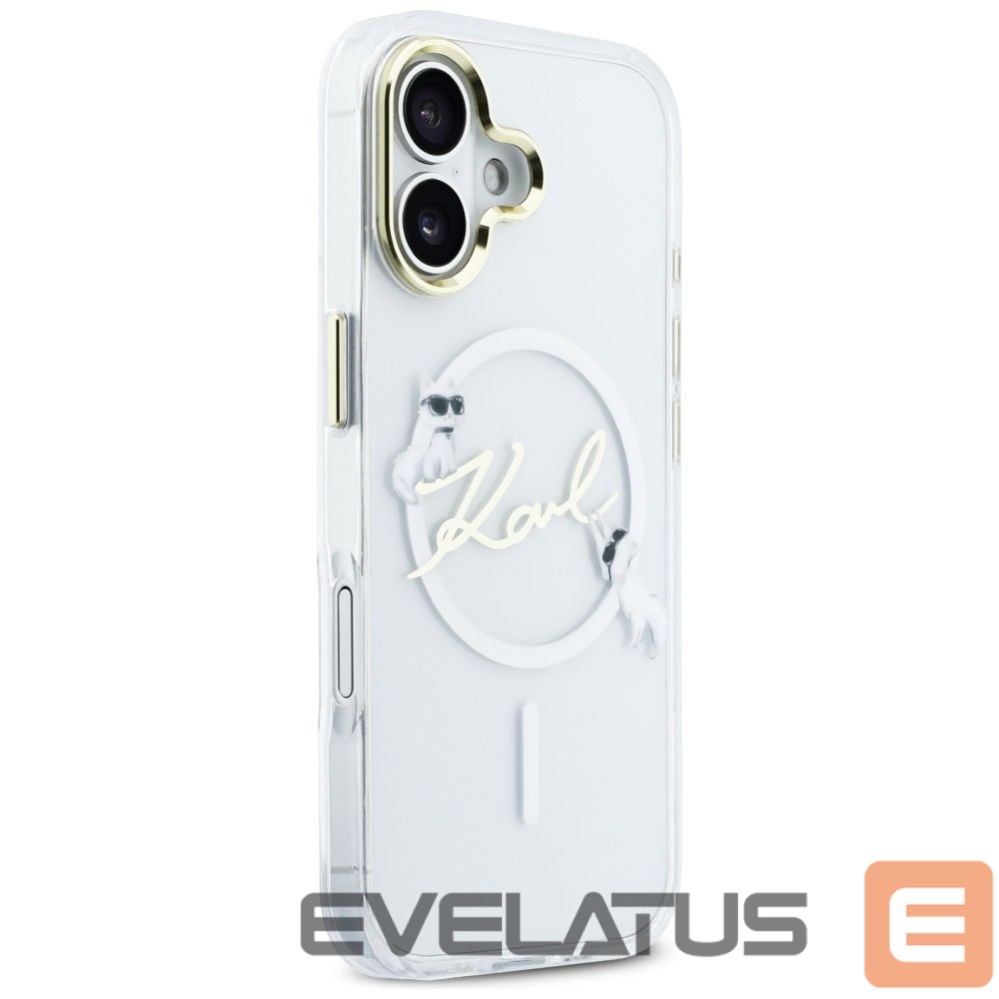 Other goods Karl Lagerfeld Karl Lagerfeld IML Choupettes Karl Script Logo MagSafe iPhone 17 Case - Clear