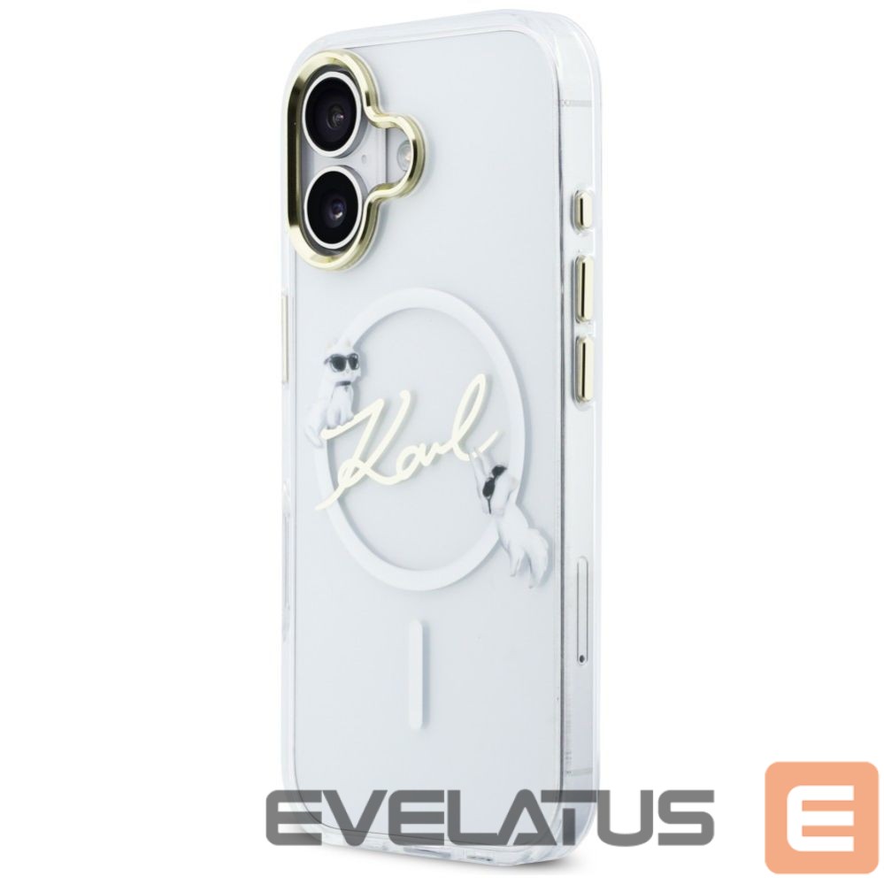 Other goods Karl Lagerfeld Karl Lagerfeld IML Choupettes Karl Script Logo MagSafe iPhone 17 Case - Clear