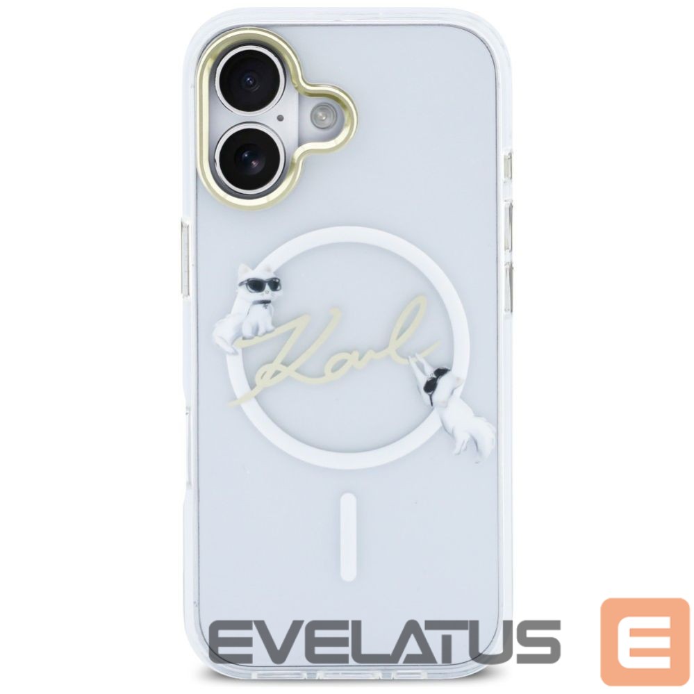 Other goods Karl Lagerfeld Karl Lagerfeld IML Choupettes Karl Script Logo MagSafe iPhone 17 Case - Clear