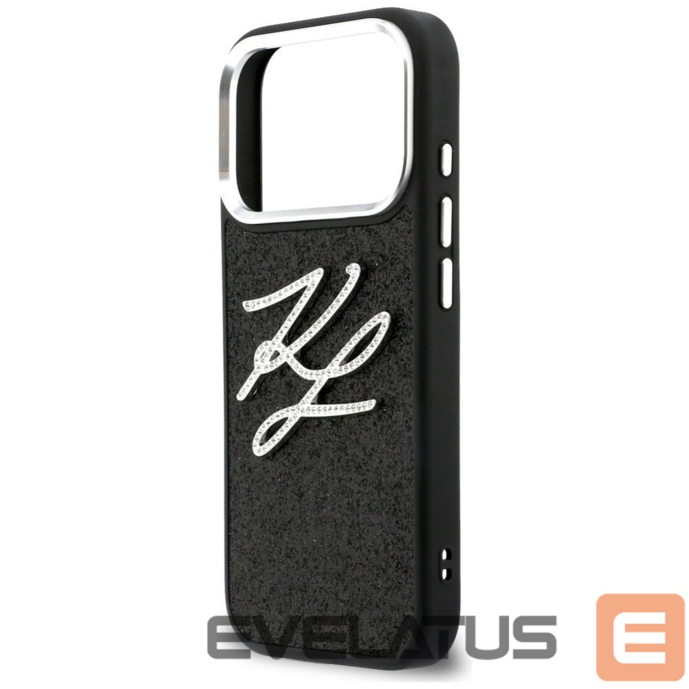 Other goods Karl Lagerfeld Karl Lagerfeld IML Glitter KL Diamond Logo Case for iPhone 17 Pro - Black