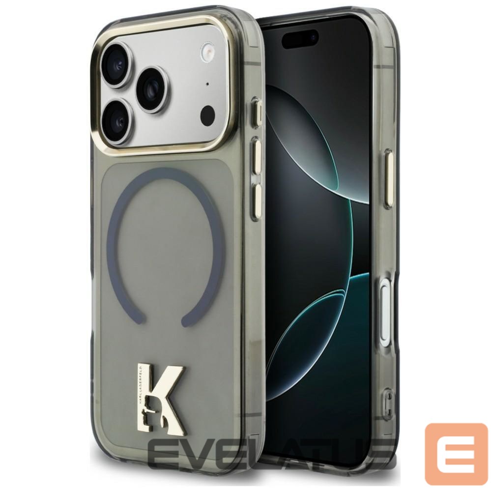 Other goods Karl Lagerfeld Karl Lagerfeld IML K Head Logo MagSafe Case for iPhone 17 Pro Max - Black