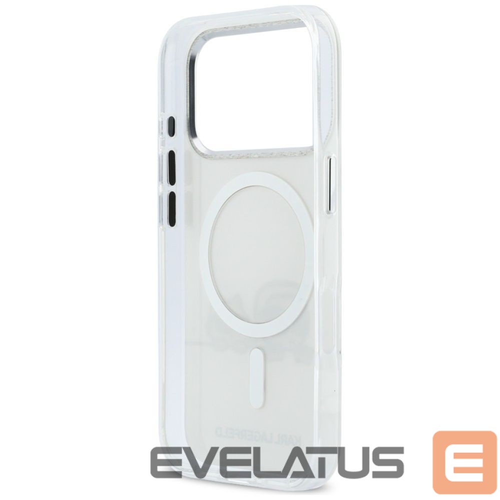 Other goods Karl Lagerfeld Karl Lagerfeld IML Karl & Choupette Peekaboo Logo MagSafe Case for iPhone 17 Pro - White