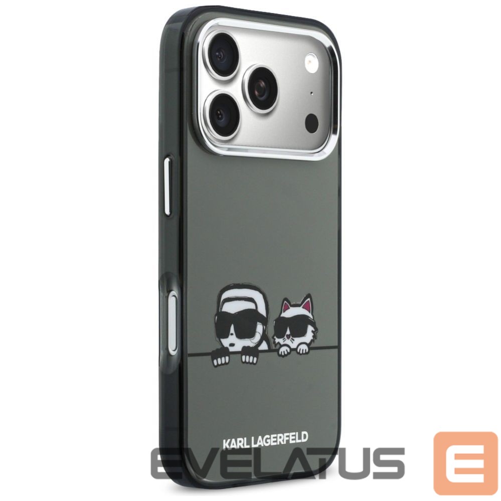 Other goods Karl Lagerfeld Karl Lagerfeld IML Karl & Choupette Peekaboo Logo MagSafe Case for iPhone 17 Pro Max - Black