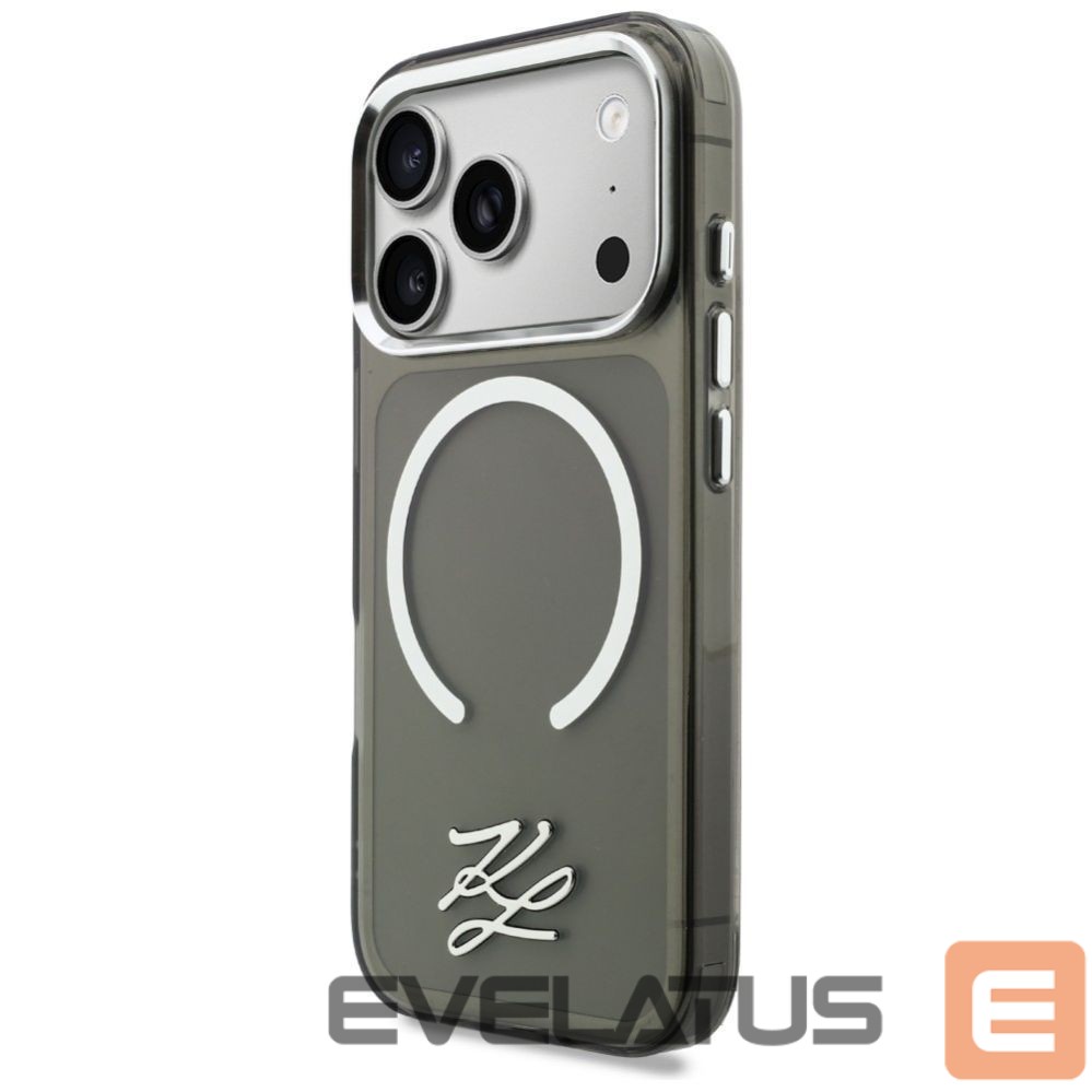 Other goods Karl Lagerfeld Karl Lagerfeld IML KL Script Logo MagSafe Case for iPhone 17 Pro Max - Black