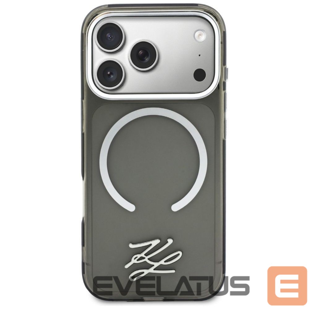 Other goods Karl Lagerfeld Karl Lagerfeld IML KL Script Logo MagSafe Case for iPhone 17 Pro Max - Black