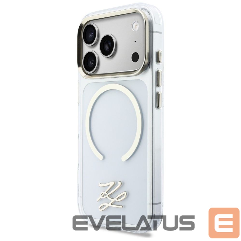 Other goods Karl Lagerfeld Karl Lagerfeld IML KL Script Logo MagSafe Case for iPhone 17 Pro Max - Clear