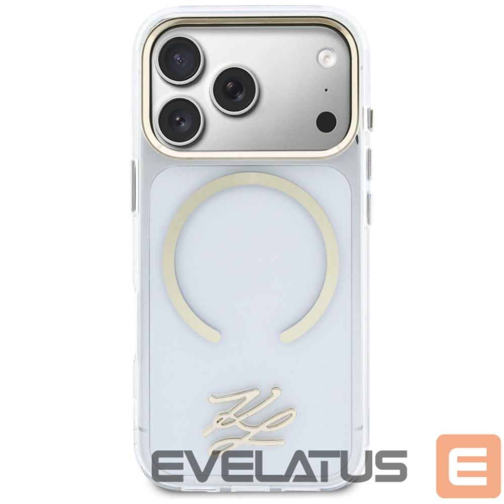 Other goods Karl Lagerfeld Karl Lagerfeld IML KL Script Logo MagSafe Case for iPhone 17 Pro Max - Clear