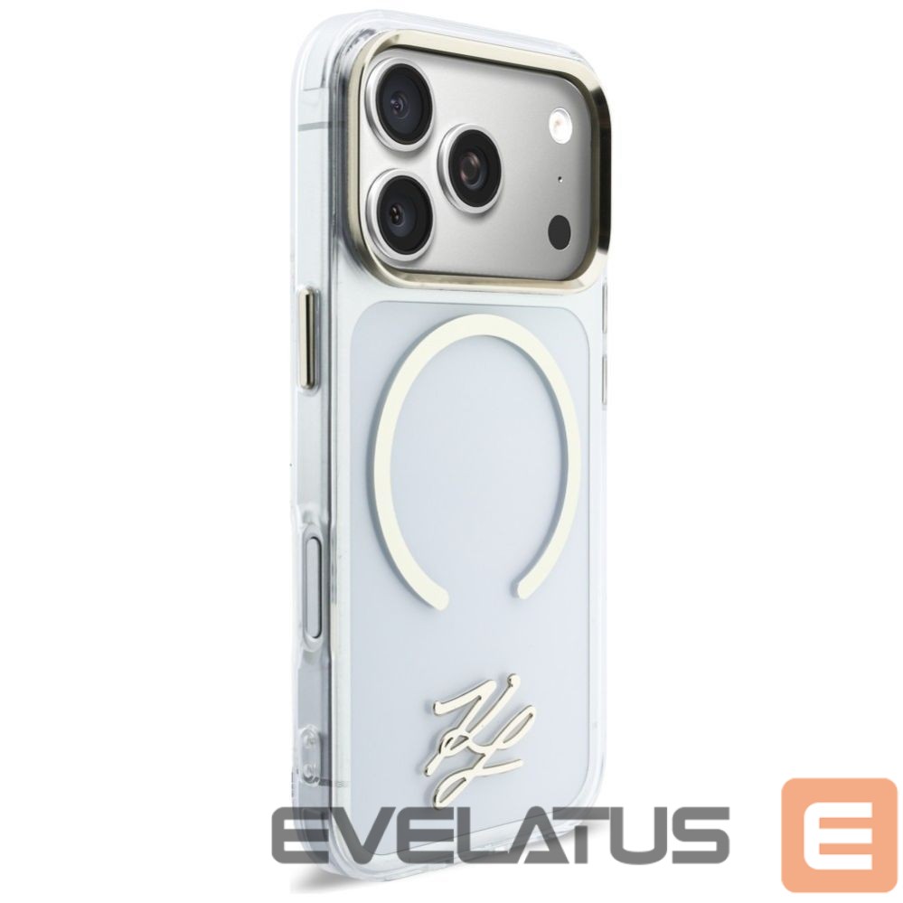 Other goods Karl Lagerfeld Karl Lagerfeld IML KL Script Logo MagSafe Case for iPhone 17 Pro Max - Clear