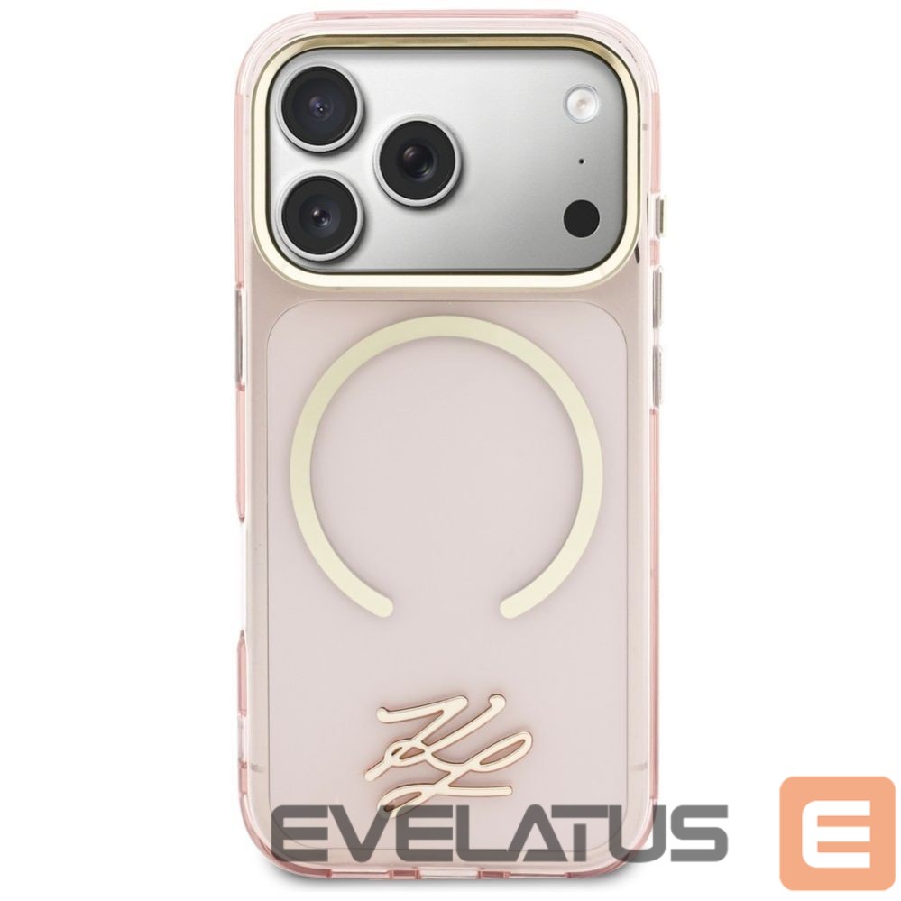 Other goods Karl Lagerfeld Karl Lagerfeld IML KL Script Logo MagSafe Case for iPhone 17 Pro Max - Pink