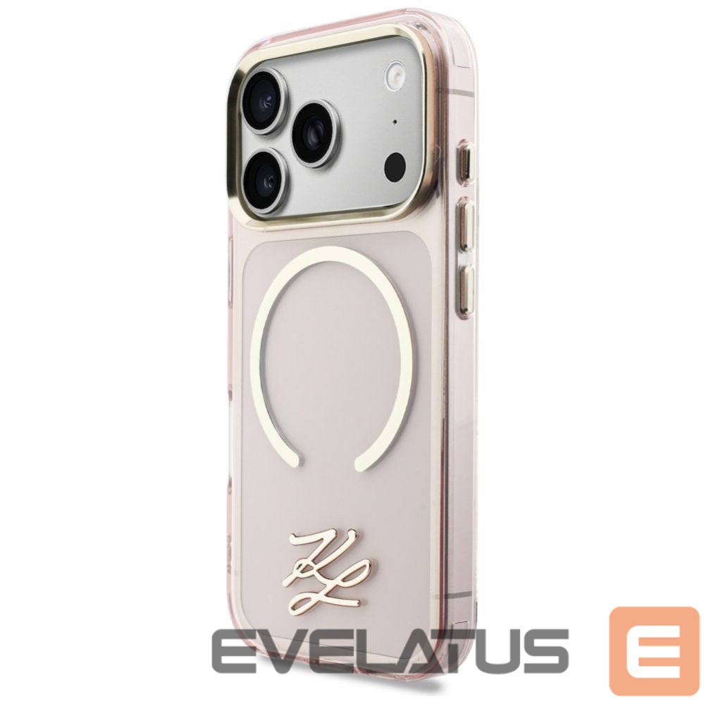 Other goods Karl Lagerfeld Karl Lagerfeld IML KL Script Logo MagSafe Case for iPhone 17 Pro Max - Pink