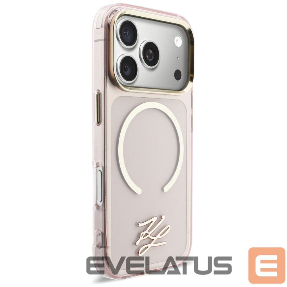 Other goods Karl Lagerfeld Karl Lagerfeld IML KL Script Logo MagSafe Case for iPhone 17 Pro Max - Pink