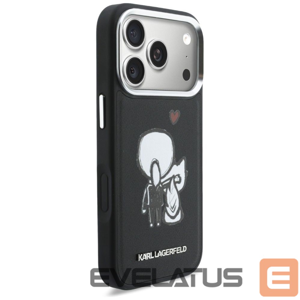 Other goods Karl Lagerfeld Karl Lagerfeld Karl & Choupette Back Logo MagSafe Case for iPhone 17 Pro Max - Black