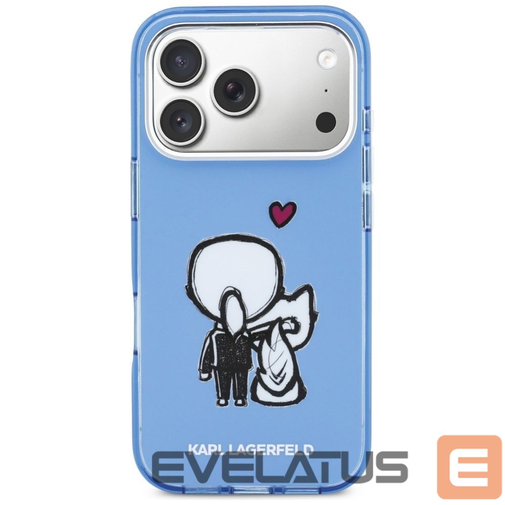 Other goods Karl Lagerfeld Karl Lagerfeld Karl & Choupette Back MagSafe Case for iPhone 17 Pro Max - Blue
