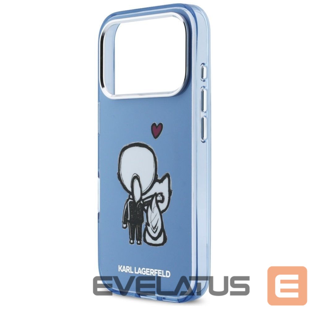Other goods Karl Lagerfeld Karl Lagerfeld Karl & Choupette Back MagSafe Case for iPhone 17 Pro Max - Blue