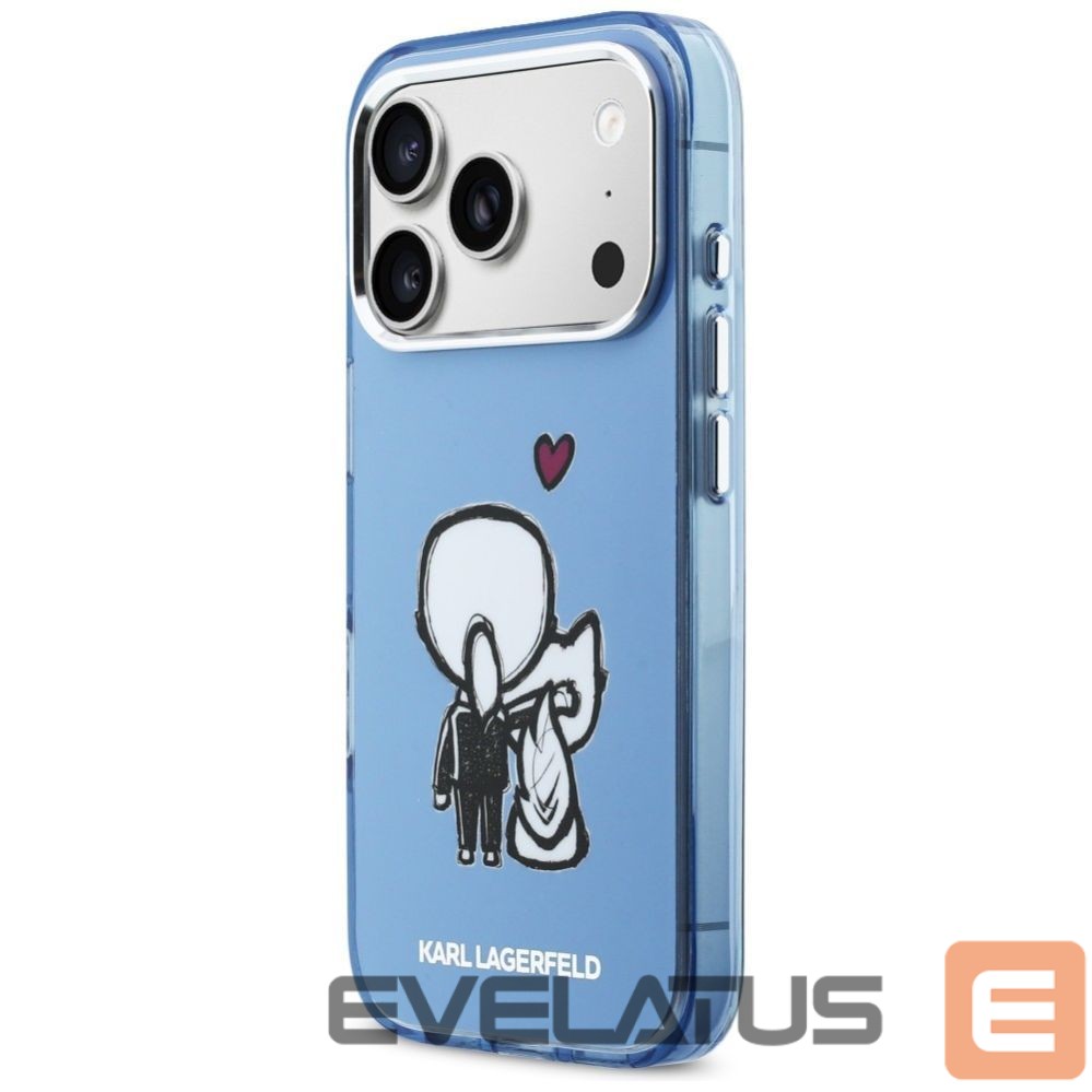 Other goods Karl Lagerfeld Karl Lagerfeld Karl & Choupette Back MagSafe Case for iPhone 17 Pro - Blue