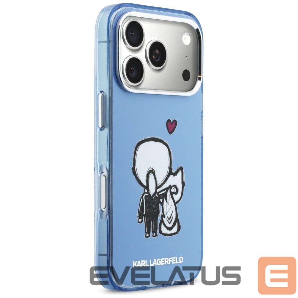 Other goods Karl Lagerfeld Karl Lagerfeld Karl & Choupette Back MagSafe Case for iPhone 17 Pro - Blue