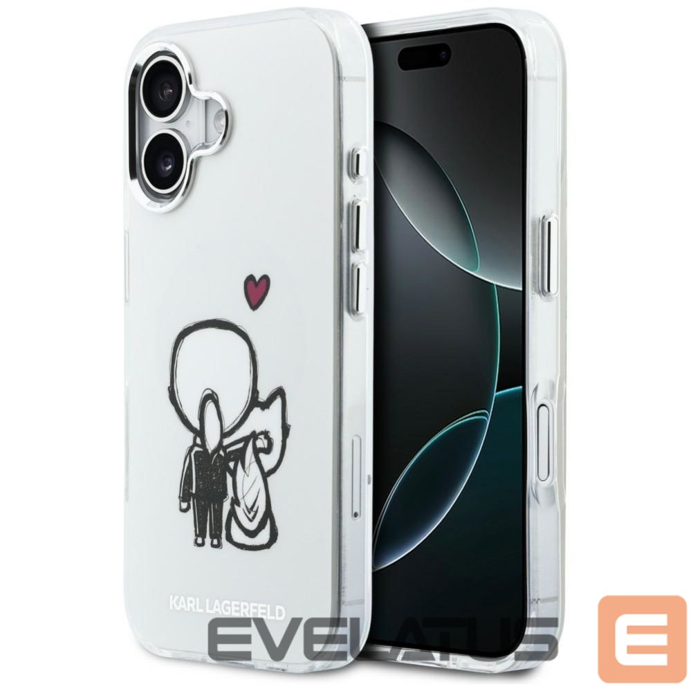 Other goods Karl Lagerfeld Karl Lagerfeld Karl & Choupette Back MagSafe Case for iPhone 17 - Clear
