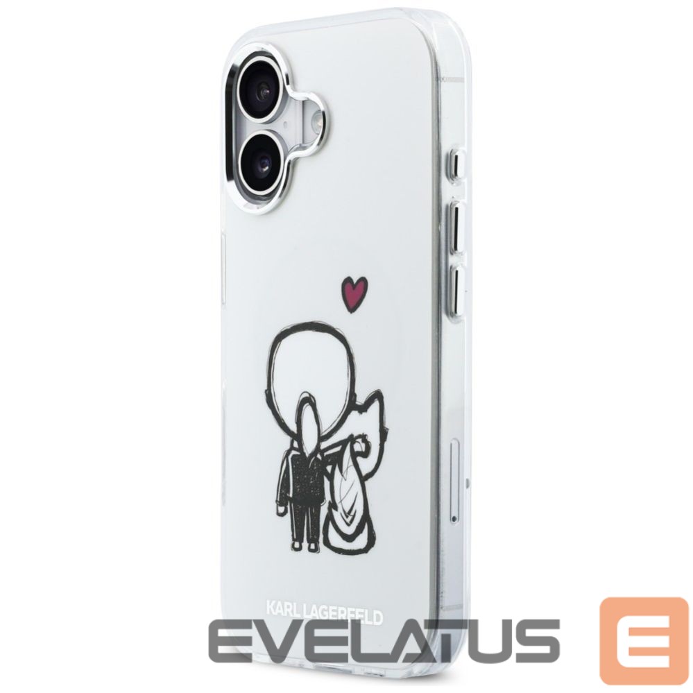 Other goods Karl Lagerfeld Karl Lagerfeld Karl & Choupette Back MagSafe Case for iPhone 17 - Clear
