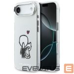 Back panel cover Karl Lagerfeld  Karl Lagerfeld Karl & Choupette Back MagSafe Case for iPhone Air - Clear 