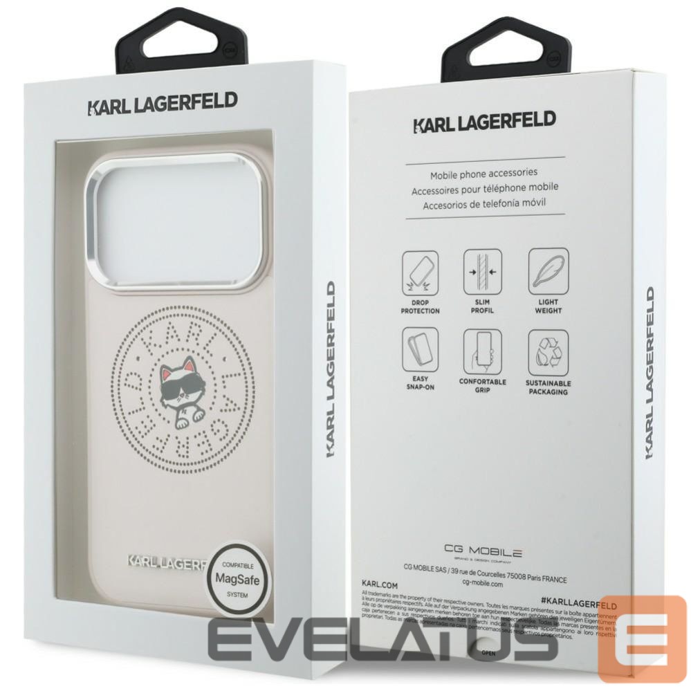 Other goods Karl Lagerfeld Karl Lagerfeld Point & Choupette Sketch MagSafe Case for iPhone 17 Pro - Pink