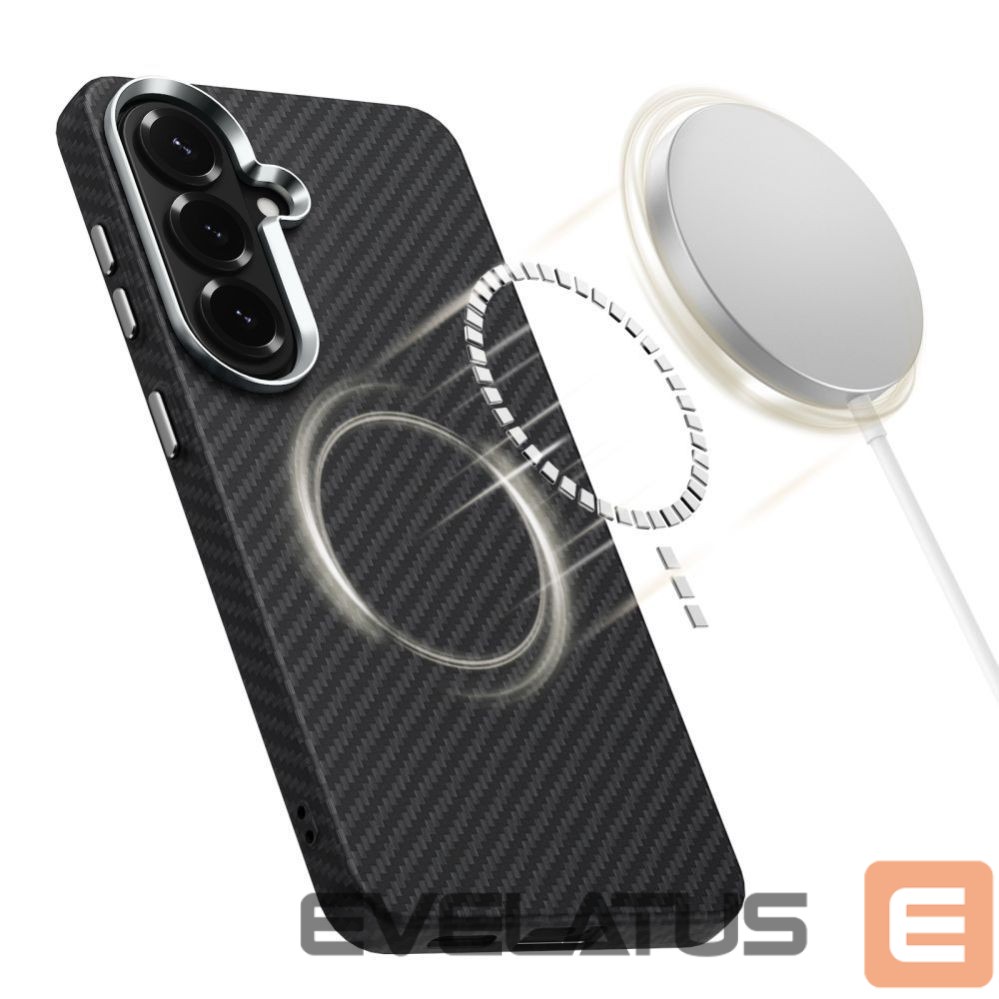 Other goods Tech-Protect Tech-Protect Ion Carbon MagSafe Case for Samsung Galaxy S26 - Black and Silver