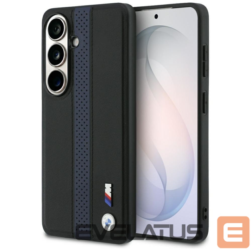 Back panel cover BMW BMW Perforated Stripe Logo MagSafe Case for Samsung Galaxy S26 - Blue
