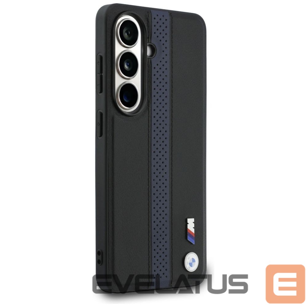 Back panel cover BMW BMW Perforated Stripe Logo MagSafe Case for Samsung Galaxy S26 - Blue