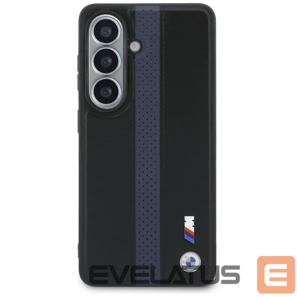 Back panel cover BMW BMW Perforated Stripe Logo MagSafe Case for Samsung Galaxy S26 - Blue