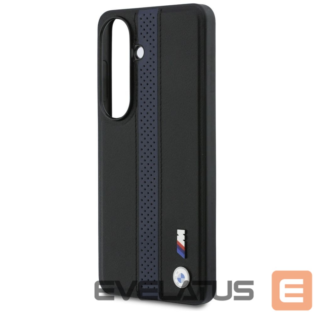Back panel cover BMW BMW Perforated Stripe Logo MagSafe Case for Samsung Galaxy S26 - Blue