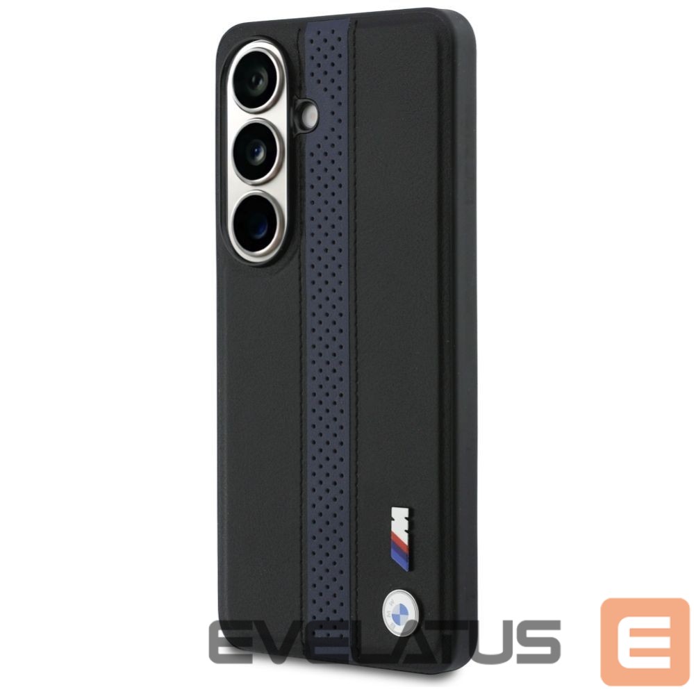 Back panel cover BMW BMW Perforated Stripe Logo MagSafe Case for Samsung Galaxy S26 - Blue